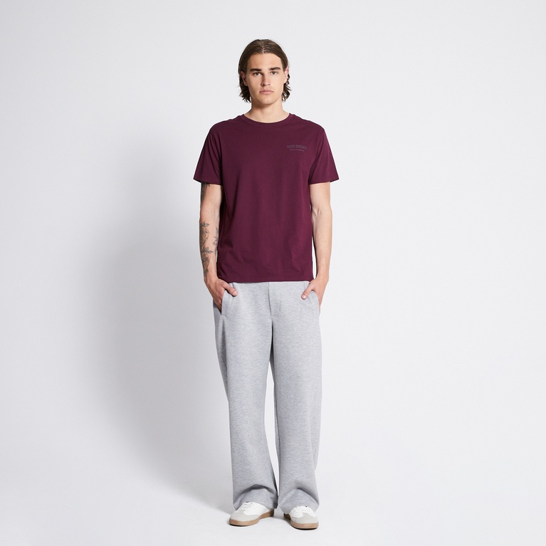 Printed tee "Bill" Burgundy 2